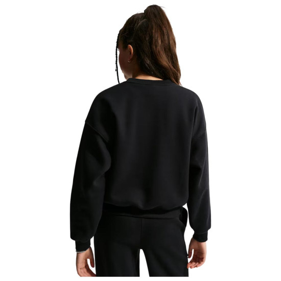 Nike Παιδικό φούτερ Sportswear Studio Fleece Girls' Boxy Crew-Neck Sweatshirt